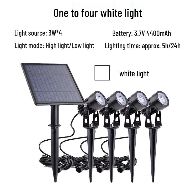 Outdoor Solar Tree Lights: Super Bright, Waterproof Garden, Lawn & Courtyard Spotlights