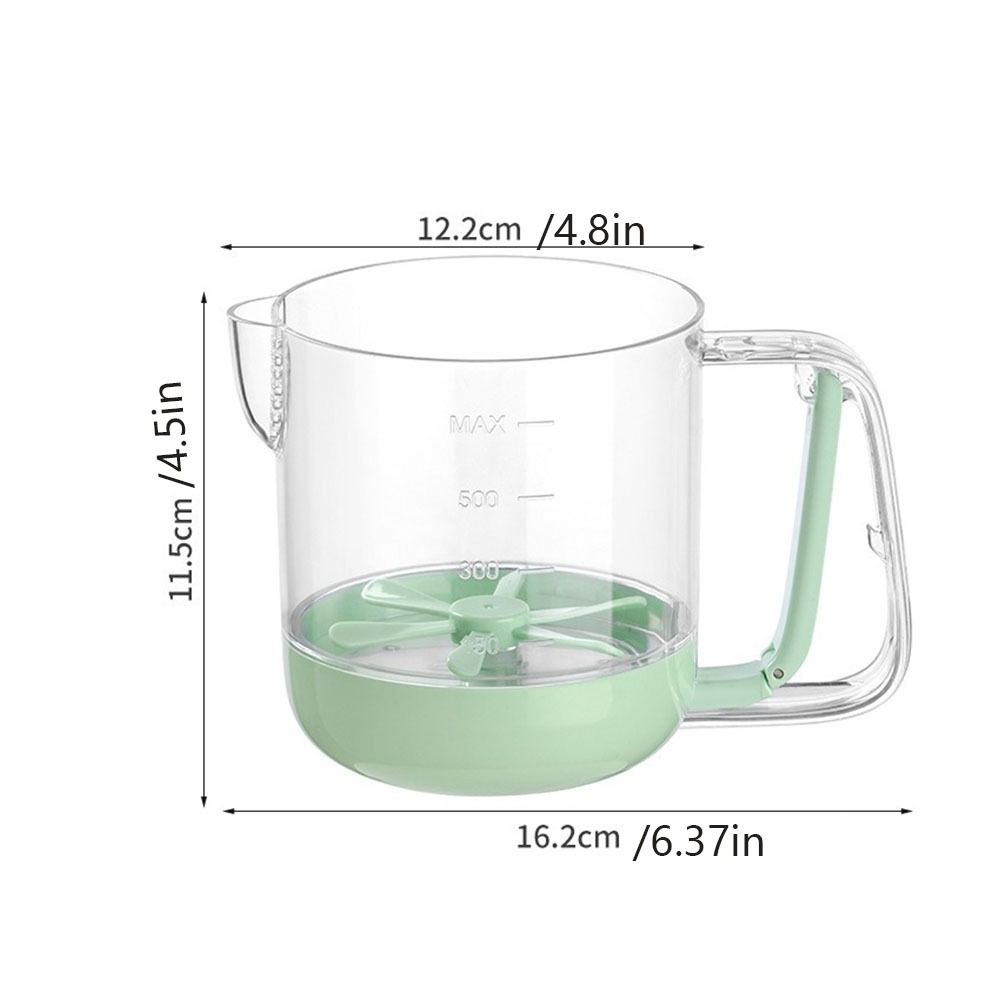 Dust-proof Egg Beater with Clear  Scale Liquid Mixing Cup Multi-Functionl Mixing Cup Whisk  Baking