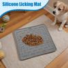 Pet Licking Plate Slow Food Plate Licking Pad Silicone Pet Slow Food Tableware Bowl Suction Cup Dog Licking Pad Anti-Choking Pad