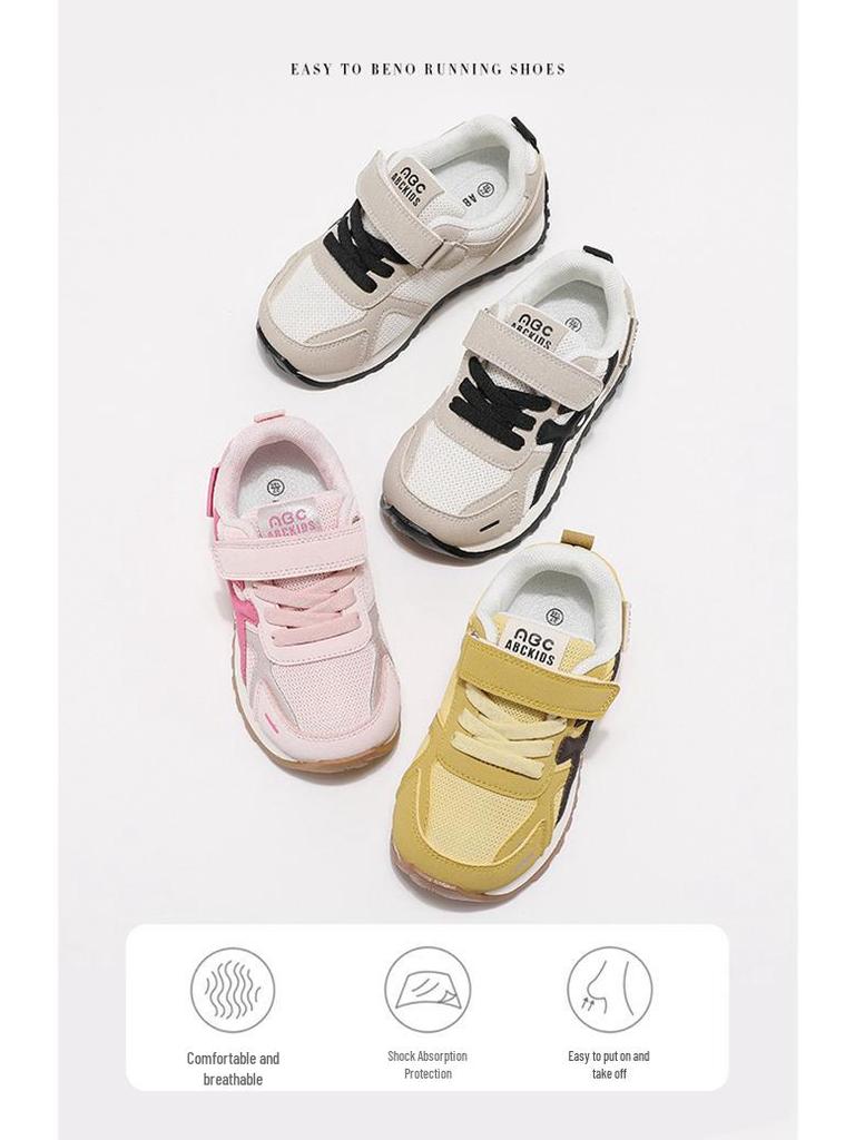ABCkids5937 Velcro Spring/Autumn Sneakers for Kids - Soft Sole Casual Shoes for Boys & Girls