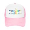 Summer Sun Hats Aeroflot Aviation Russe Pilote Aerospace Baseball Cap Stylish Trucker Hat Summer Women Men Rock Snapback Cap