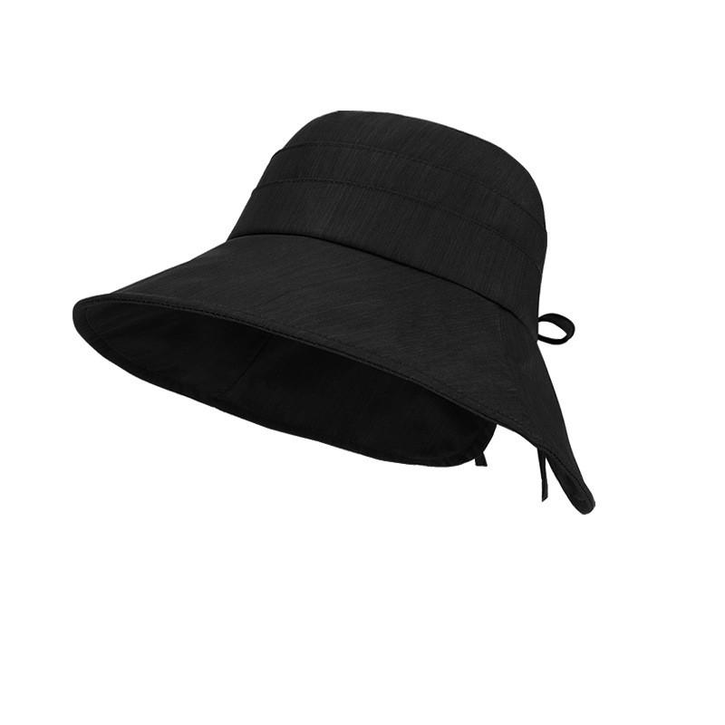 Summer Outdoor Sun Hat With Large Brim And Breathable Polyester For Women