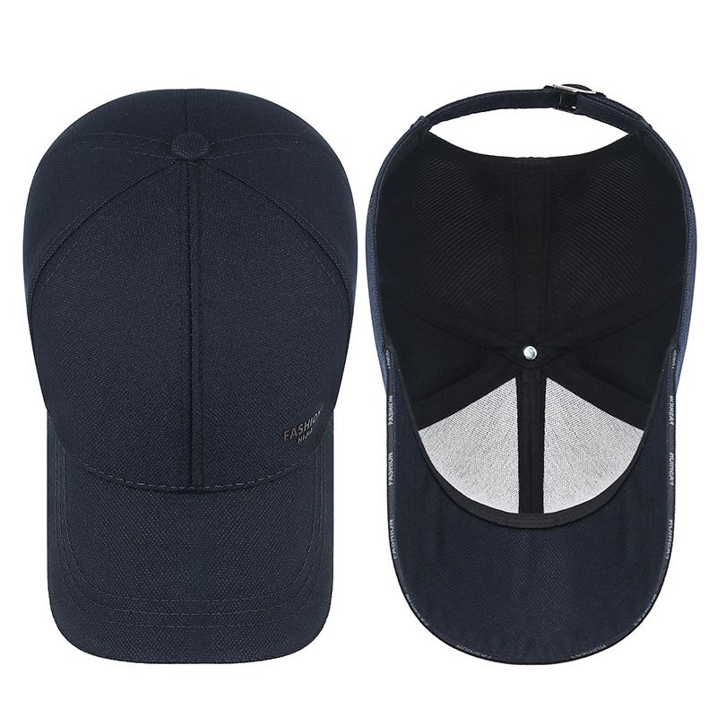 Men's Baseball Cap Hot Stamping Letter Middle-aged Sunshade Cap