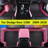 Pickup Floor Mats Fit For Dodge Ram 1500 Crew Cab 2009 2010 2011 2012 2013 2014 2015 2016 2017 2018 Car Leather Foot Pads Carpet