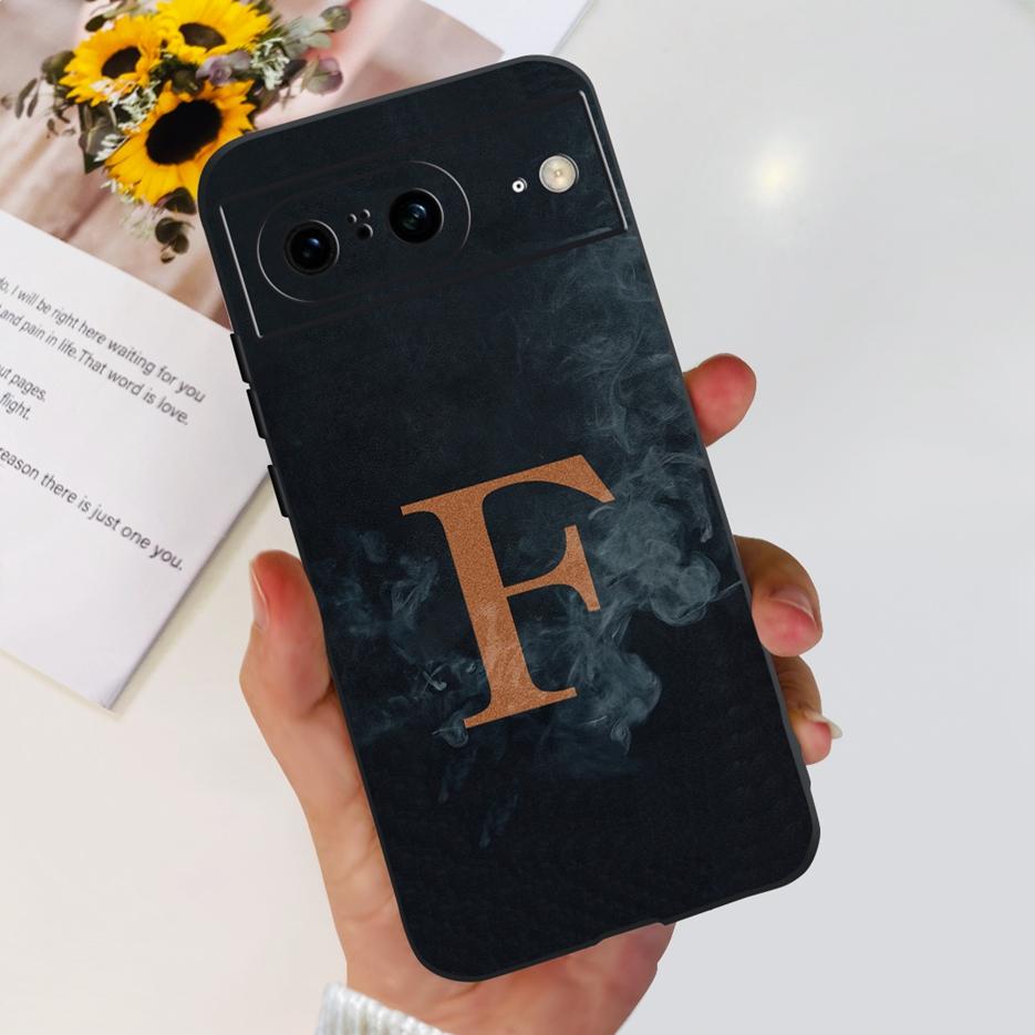 For Google Pixel 8 Case New 26 Letters Cover Shockproof Soft Silicone Phone Case For Google Pixel 8 Pro Pixel8 Back Cover Bumper