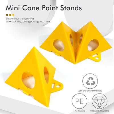 Pyramid Triangle Spraying Powder Coating Wooden Plank Support Bracket Feet Plastic Tapered Woodworker's Paint Bracket