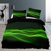 Black Duvet Cover Queen Size,Bedroom Abstract Blue Geometric Pattern Quilt Cover 220x240 With Pillowcase Bedding Set