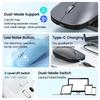 2.4G Wireless Bluetooth Mouse Dual Mode 1600DPI Adjustable 2.4G Type-C Rechargeable Mice Silent Ergonomic Portable Office Mouse