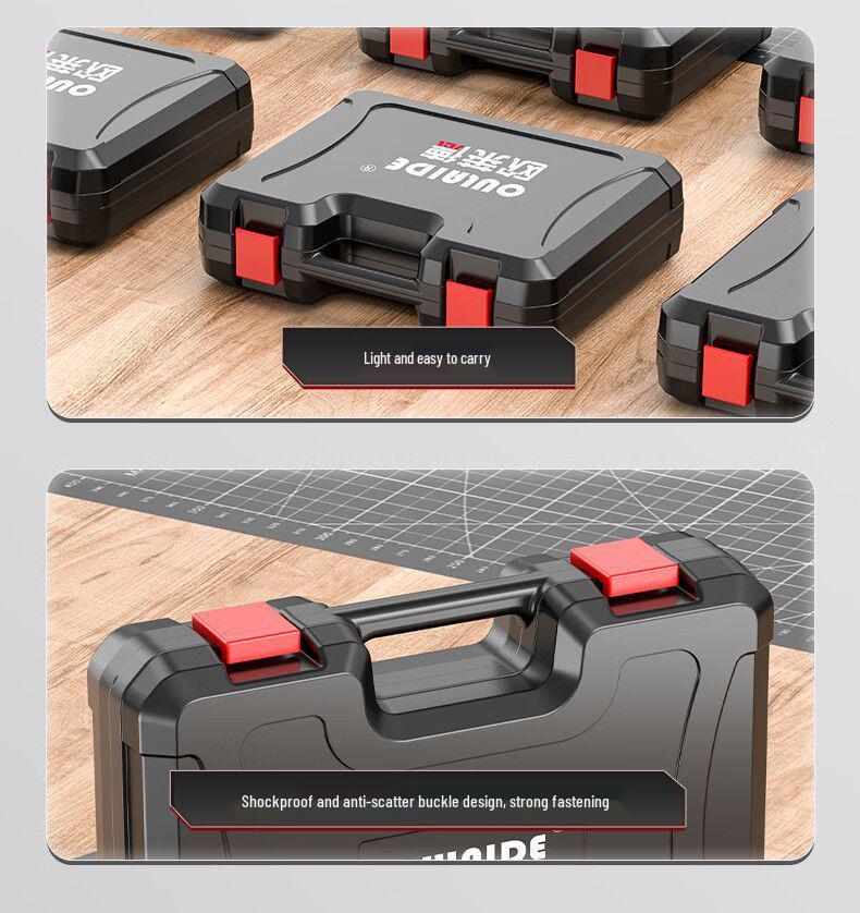 Oulide Rechargeable Lithium Drill & Electric Screwdriver Set