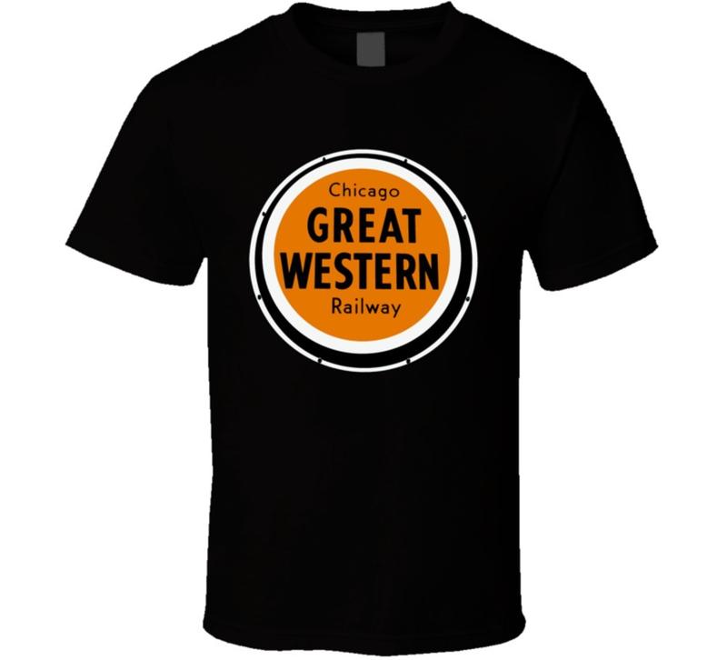 Chicago Great Western Railway Logo Unisex T-Shirt XXXL