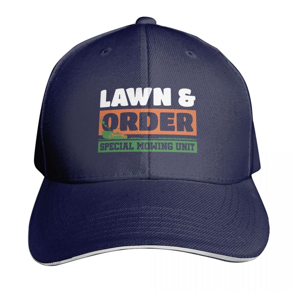 Funny Lawn Order Special Mowing Unit Baseball Cap Vintage Retro Embroidered Lightweight Packable Gift For Him Her