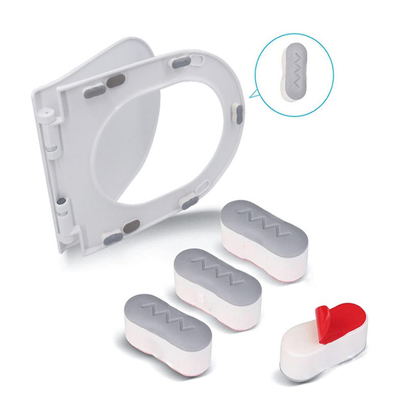 4Pcs/set Toilet Seat Bumper Bidet Seat Bumpers With Strong Buffer And Adhesive Function For Bidet Attachment Bathroom Accessories