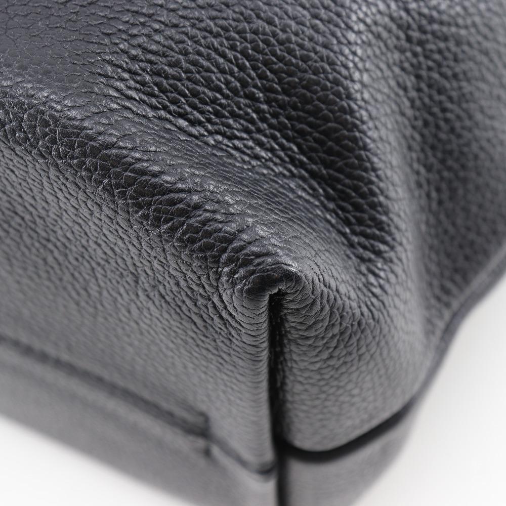 LOEWE Small Dunas Tote Bag 386.79.H43 Anagram Hobo Bag black Calfskin Women Used