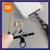 Xiaomi 4/1PCS Ultra-thin Stainless Mobile Phone Lanyard Patch Gasket Upgrade Ears Bent Detachable Anti-lost Tether Safety Connect Card