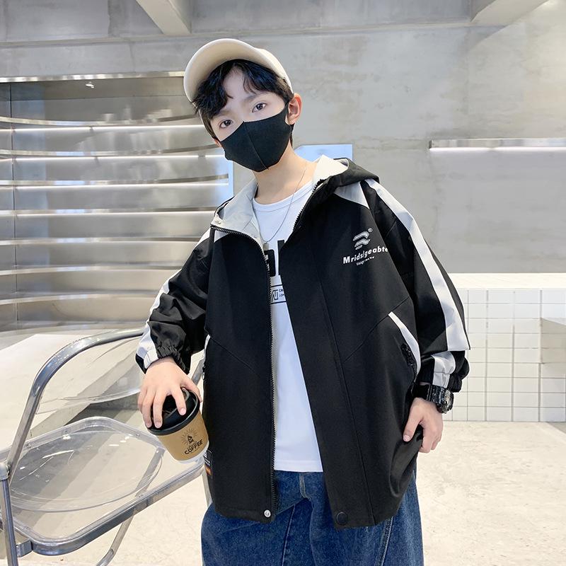 2025 Neue Jungen Winddichte Kapuzenjacke - Frühling/Herbst Stil