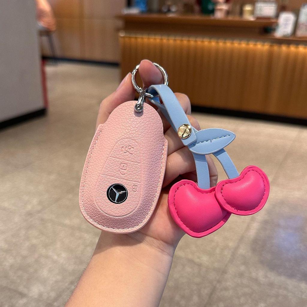 Premium Car Key Case: Suitable for Mercedes C260L/E300L/GLC300L/A200L/GLB, Designed for Girls