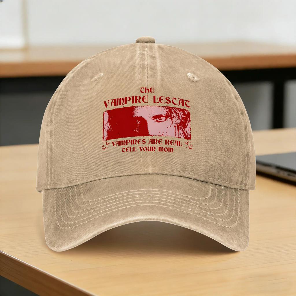 The Vampire Lestat Casual Baseball Cap Running Hippie Trucker Hat Summer Adjustable Unisex Unisex Design Snapback Cap