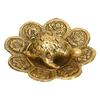 Teller mit Schildkröte, Feng Shui Schildkröte mit dekorativem Teller, eCraftIndia