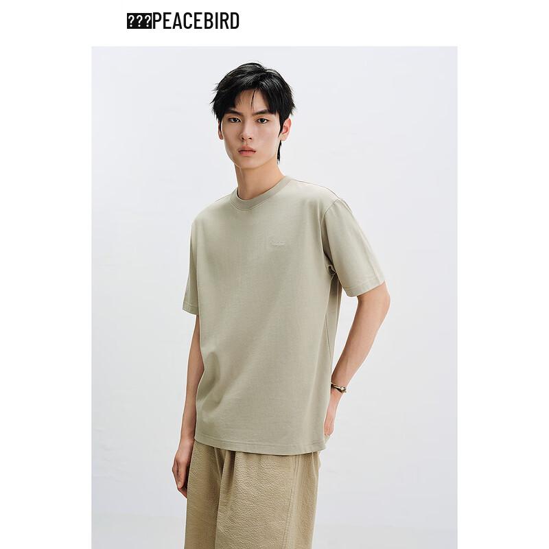 PEACEBIRD Men s Cooling Waffle Embroidered Short Sleeve T-Shirt L