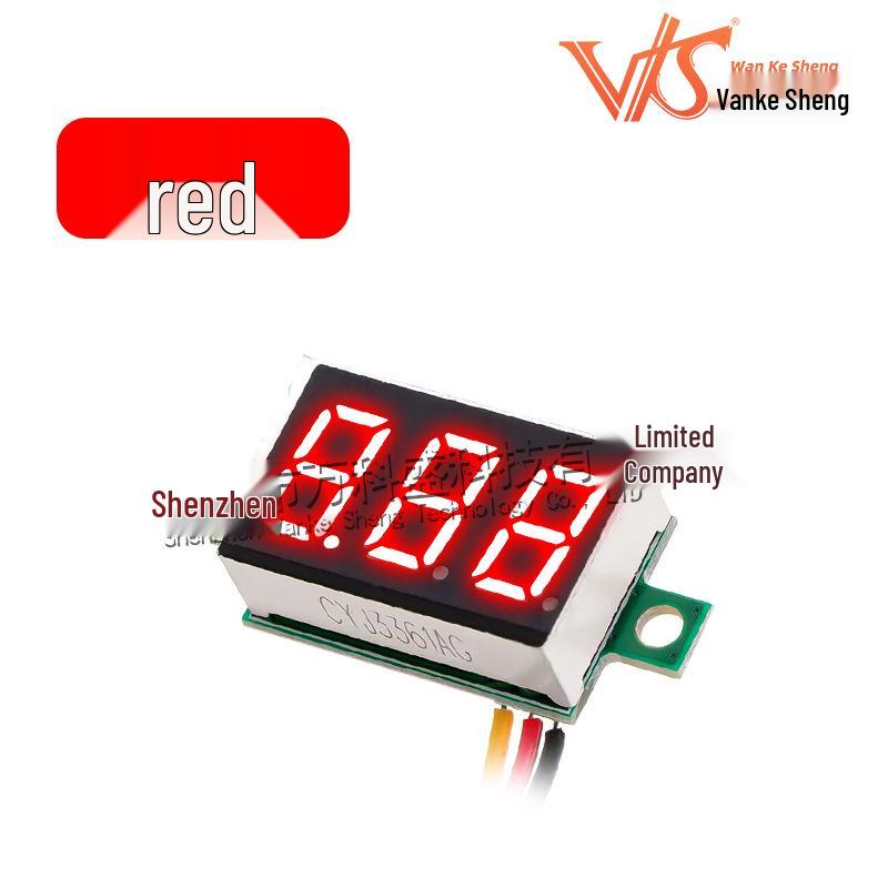 Mini Tub Nixie 0,36" 3 fire DC 0-100V Voltmetru digital cu precizie variabilă