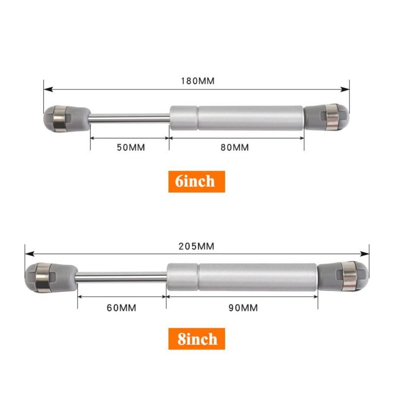 2/4PCS Cabinet Door Gas Struts 100N/10KG Supports Gas Spring Lid Support Gas Props Shocks Kitchen Cupboard Hydraulic Hinge