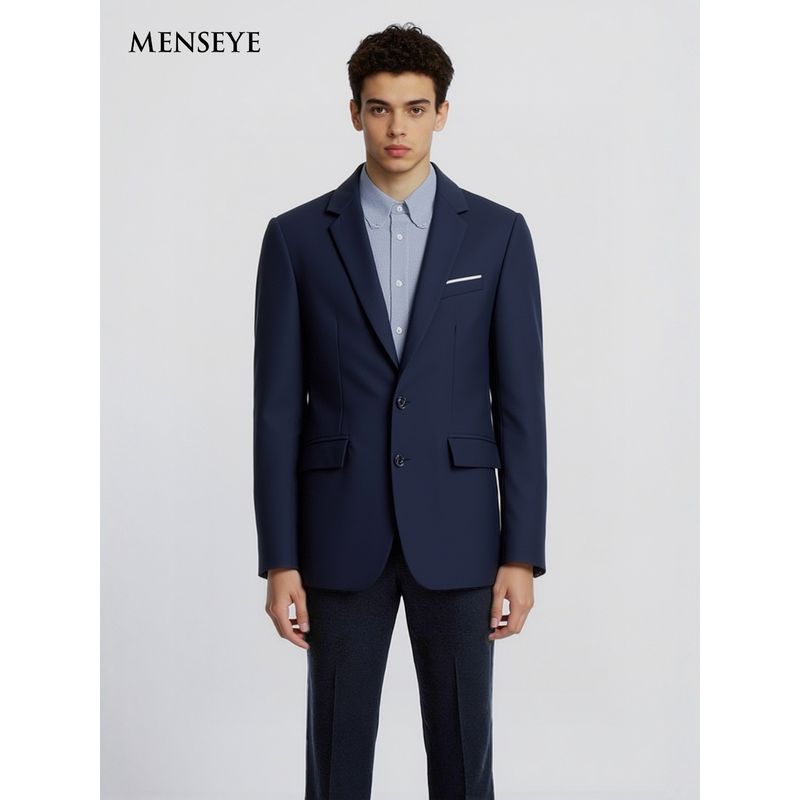 Menseye Men's Formal Suit Men's Suit for Commuting to Work Slim Fit Groom Groomsman Wedding Dress