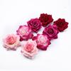 50PCS 10CM Big Roses Artificial Flower Home Decoration Christmas Wreaths Wedding Bridal Accessories Clearance Headwear Brooch