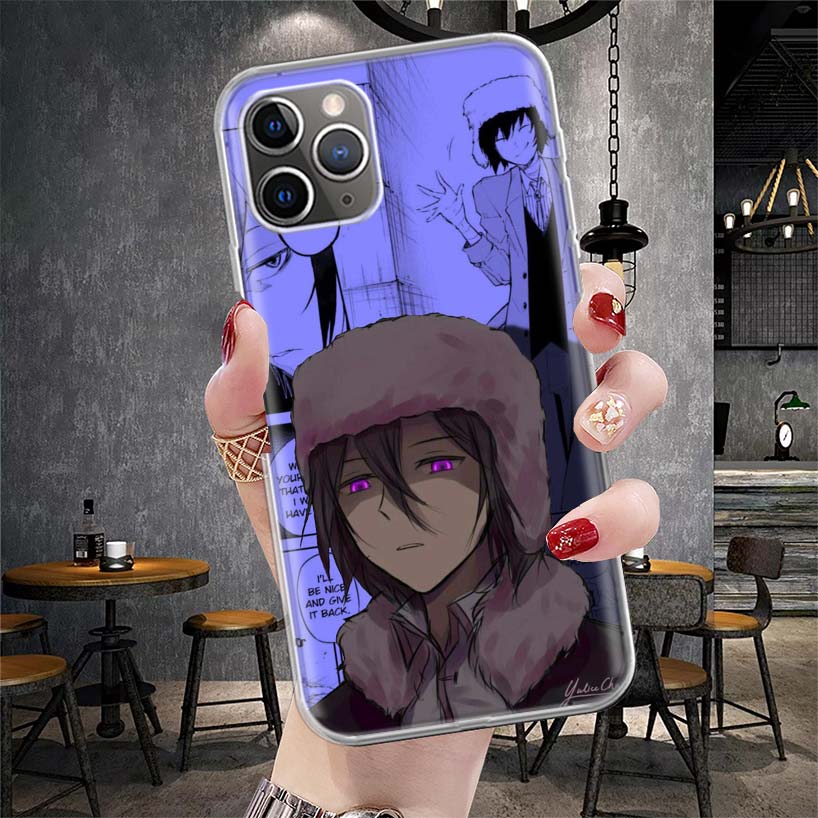Bungo Stray Dogs Manga Soft Phone Case For IPhone 11 17 Air 16E 16 Pro Max 15 + 14 Plus 13 Mini 12 Apple 7 SE 8 Fundas Coque 11