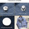 4PCS Nail-free Jeans Snap Buckle