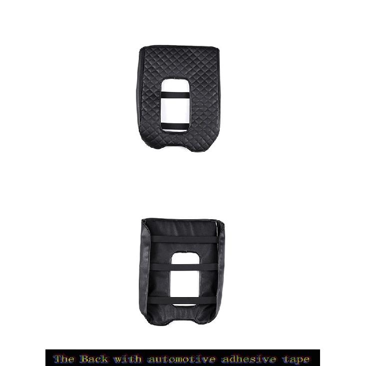 Für Toyota Tundra 2007-2021 PU-Leder Auto Innenraum Mittelkonsolenabdeckung Armlehnenbox Schutzabdeckung Zierleiste Innenraumzubehör
