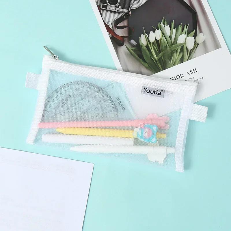 1pc Document Bag Folder for Documents Capacity A4 Zipper File Pocket Storage Organizer Office School Supply Waterproof