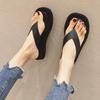 Fashion Women Flip Flops Platform Slippers Casual Shoes Outdoor Beach Sandals Woman Summer 2024 Non-slip Soft Sole Flat Shoes