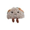 Cute Realistic Sandwich Plush Keychain Toy With Pp Cotton Filling For Gift Kids