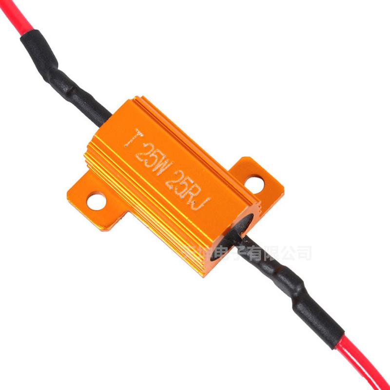 2 PCs 25 W. Load resistor for LED lamps, false resistors for LED lamps, CANbus, stop light, Flicker