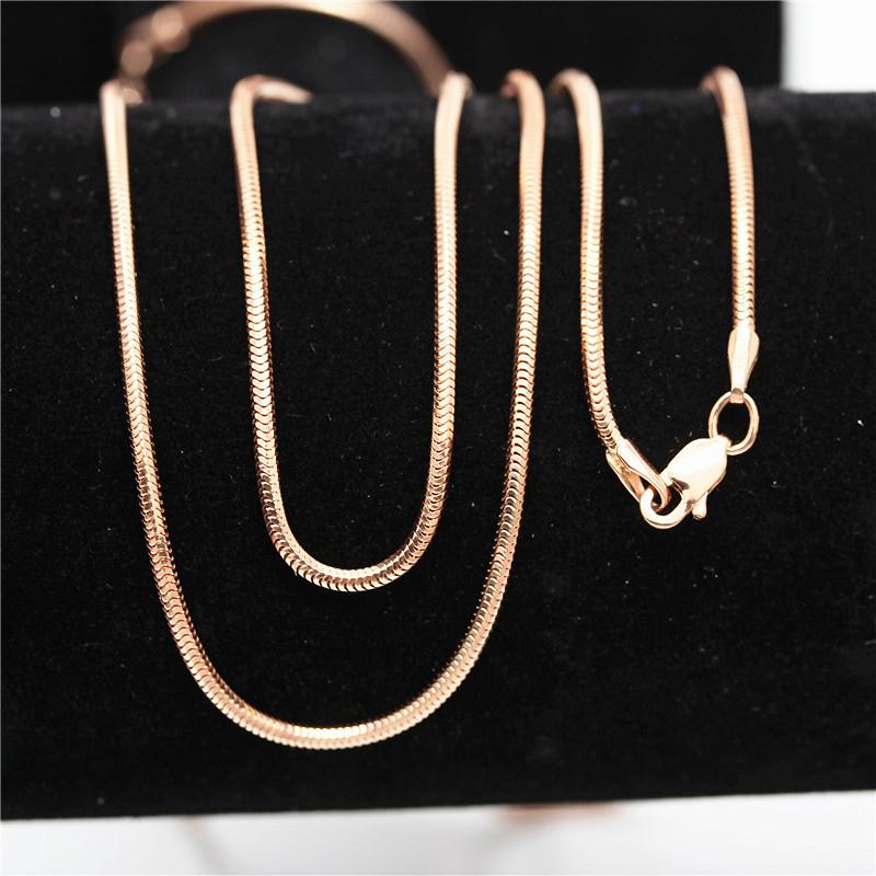 Purple Gold Star Anise Shiny Snake Bone Colored Gold Necklace Wind Plated Rose Gold Collarbone Chain
