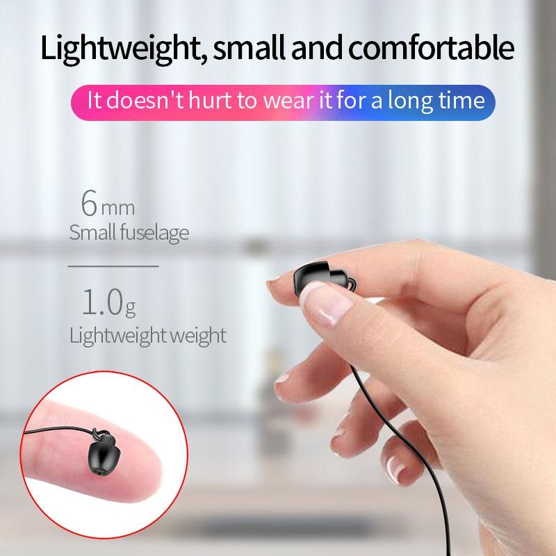 NYE Soveøretelefoner i myk silikon Headset Lettvekts hodetelefoner med mikrofon 3,5 mm støyreduksjon