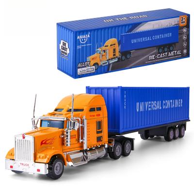 Toy Truck Detachable Cargo Container Model Children's Toy Truck Model Alloy Truck Model For Boys Kids Gift