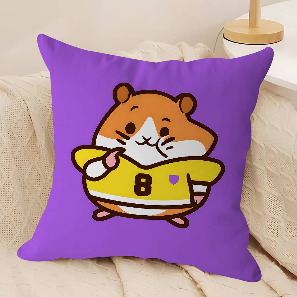 Söt Hamsterkudde Gåva Hemmakontor Dekoration Kudde Sovrum Soffa Bil Kuddfodral Kuddfodral