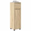 Bathroom Cabinet In Sonoma Oak 30.5 X 30 X 101 Cm Particleboard