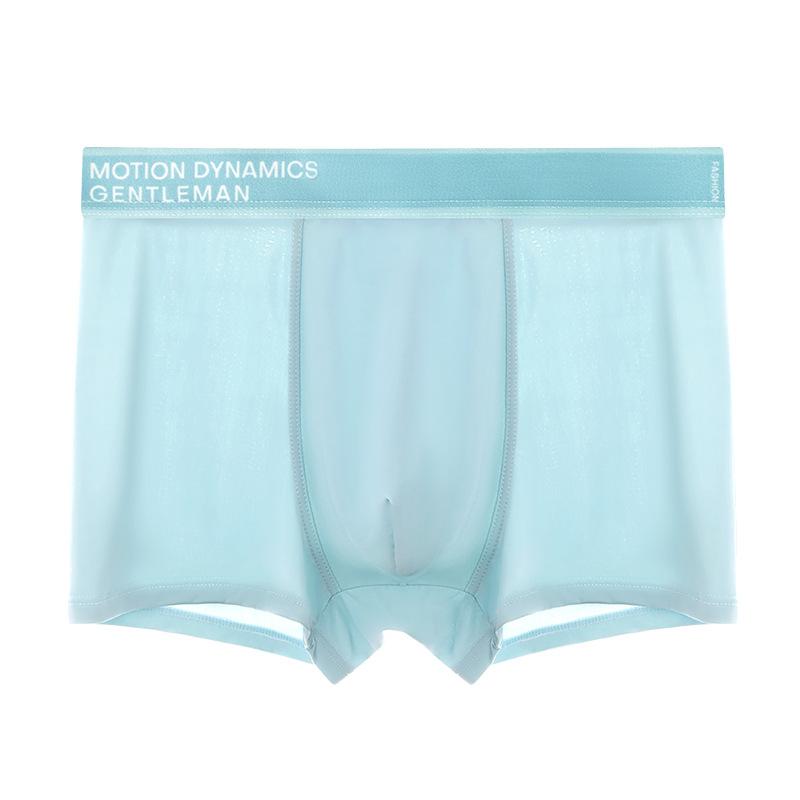 4pcs Ice Silk Underwear for Men Air-conditioned Summer Underwear for Men Boxer Brief