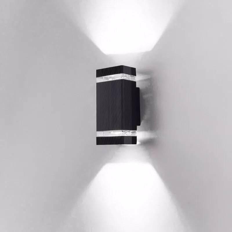 Modern And Elegant Outdoor Wall Light Waterproof Pvc Rectangle Design For Gardens