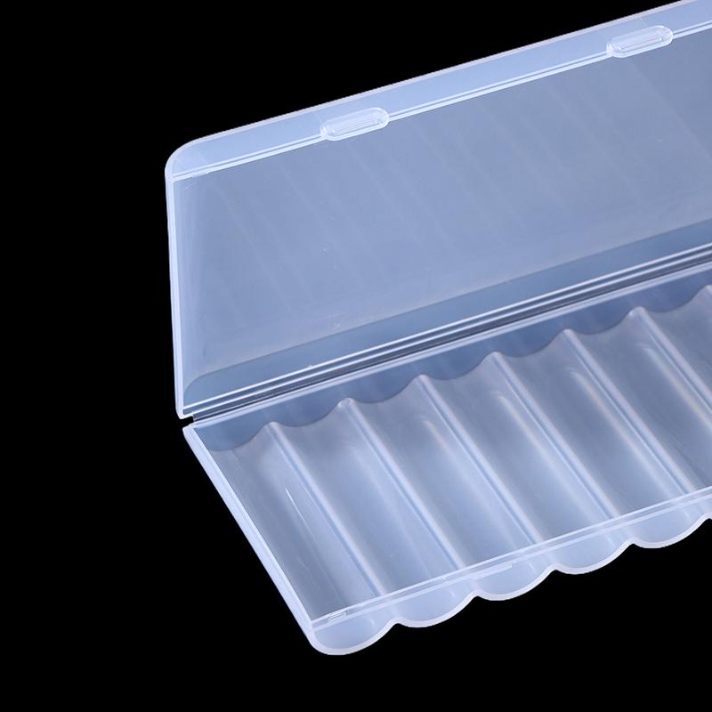 1/3Pcs 1 Section/2 Section/4 Section/8 Section 21700 Battery Anti Fall Protection Box 21700 Battery Pp Plastic Storage Box
