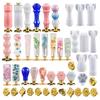 Stamp Handle Resin Mold Sealing Handle Mold Wedding Invitations Wax Seal Stamp Handle Mold for DIY Crafts Crystal