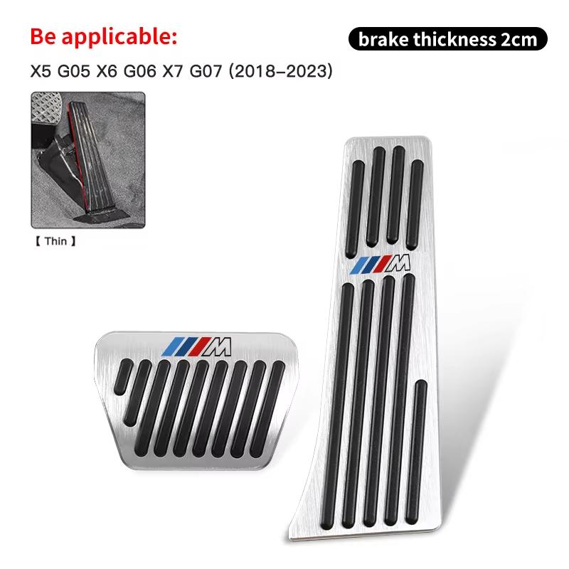 Motorcycle Sticker/BMW M Power Pedal Cover Aluminum Alloy Non-Slip Accessories For BMW M E90 E60 F30 F10 E39 E36 F20 G30 G20 X1 msvc59 hbrn5