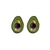 Sweet Pineapple Avocado Asymmetric Drop Earrings Gold Alloy Rhinestone Dangle Earrings for Women Party Jewelry