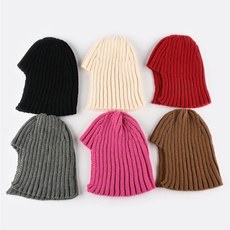 Warm And Soft Beanies Designed With Wig Feature And EarFlaps Perfect For Outdoor And Casual Use