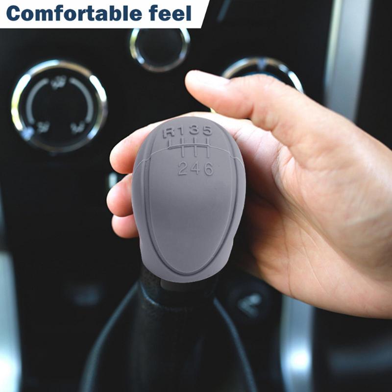 Manual Gear Shift Knob Silicone Cover Shift Knob Cover Universal Silicone Car Gear Shift Soft Sleeve For Car Interior Accessorie