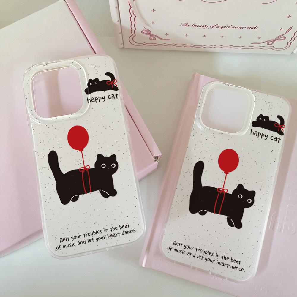 Painted Phone Case for iPhone 12 13 15 16 iPhone 16 12 13 14 15 Pro  14 15 16 Pro Max Coverage Shockproof Anti-Fingerprint Fresh Style Protective Case