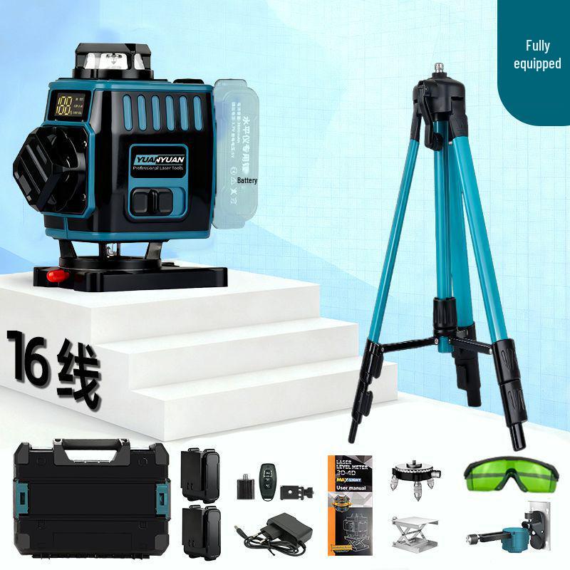 Cross New 16-Line Multifunctional Rotating Laser Level with Infrared Technology