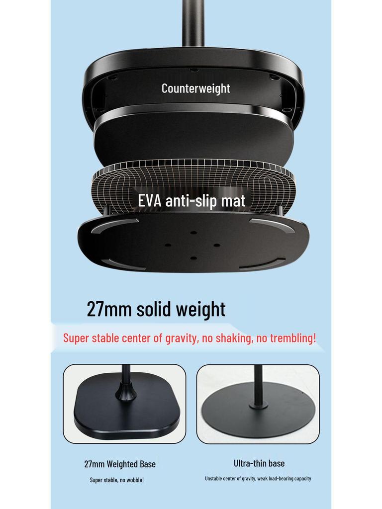 Foldable Multi-Axis Rotating Arm Stand for Mobile Phones and Tablets